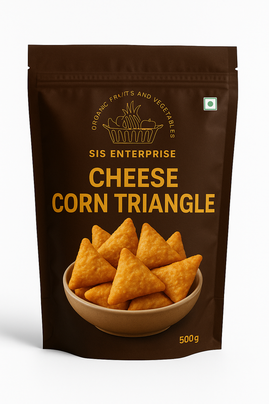 Cheesy Corn Triangles