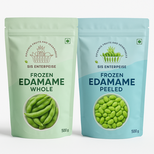 Frozen Edamame Peeled + Whole Combo (500*2)